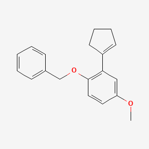 1-(Benzyloxy)-2-(cyclopent-1-en-1-yl)-4-methoxybenzene