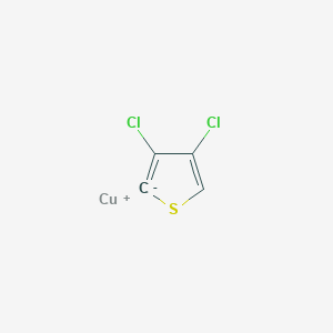 copper(1+);3,4-dichloro-2H-thiophen-2-ide