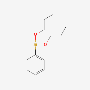 molecular formula C13H22O2Si B14600851 Methyl(phenyl)dipropoxysilane CAS No. 58657-53-7