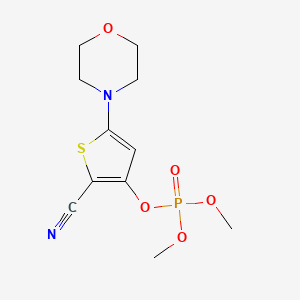 2-Cyano-5-(morpholin-4-yl)thiophen-3-yl dimethyl phosphate