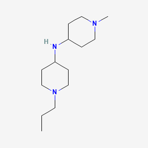molecular formula C14H29N3 B1460088 N-(1-methylpiperidin-4-yl)-1-propylpiperidin-4-amine CAS No. 1042591-96-7