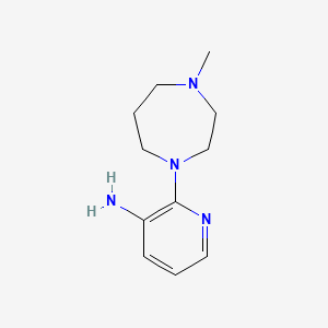 2-(4-Methyl-1,4-diazepan-1-yl)pyridin-3-amine