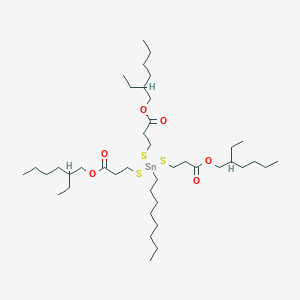 molecular formula C41H80O6S3Sn B14600903 Octyltintris(2-ethylhexyl 3-mercaptopropionate) CAS No. 59157-52-7