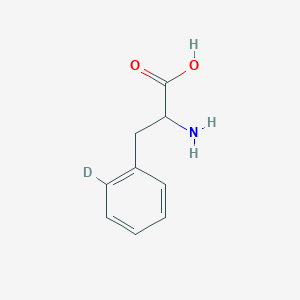 molecular formula C9H11NO2 B1460095 DL-苯丙氨酸-2-D1 CAS No. 14246-24-3