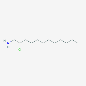 molecular formula C12H26ClN B14600969 2-Chlorododecan-1-amine CAS No. 59590-10-2