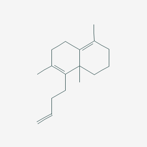 8-(But-3-en-1-yl)-4,7,8a-trimethyl-1,2,3,5,6,8a-hexahydronaphthalene