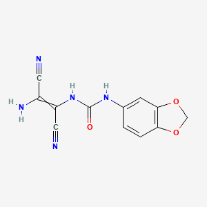 3-[(1Z)-2-amino-1,2-dicyanoeth-1-en-1-yl]-1-(2H-1,3-benzodioxol-5-yl)urea