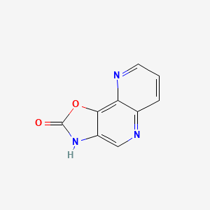 molecular formula C9H5N3O2 B14600992 [1,3]Oxazolo[4,5-c][1,5]naphthyridin-2(3H)-one CAS No. 59851-76-2