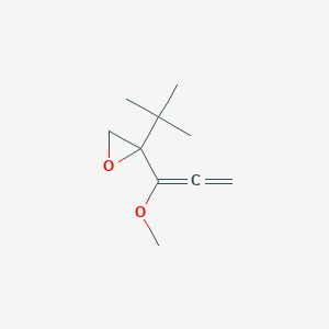 2-tert-Butyl-2-(1-methoxypropadienyl)oxirane