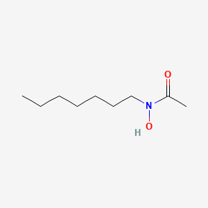 molecular formula C9H19NO2 B14601045 N-Heptyl-N-hydroxyacetamide CAS No. 61077-24-5