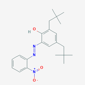 2,4-Bis(2,2-dimethylpropyl)-6-[2-(2-nitrophenyl)hydrazinylidene]cyclohexa-2,4-dien-1-one