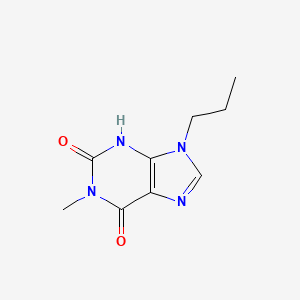 1-methyl-9-propyl-3H-purine-2,6-dione