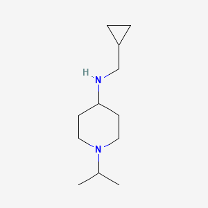 B1460113 N-(cyclopropylmethyl)-1-(propan-2-yl)piperidin-4-amine CAS No. 1019506-99-0