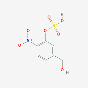 5-(Hydroxymethyl)-2-nitrophenyl hydrogen sulfate