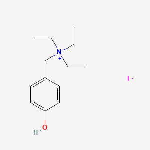 N,N-Diethyl-N-[(4-hydroxyphenyl)methyl]ethanaminium iodide