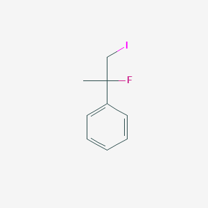 molecular formula C9H10FI B14601183 Benzene, (1-fluoro-2-iodo-1-methylethyl)- CAS No. 58617-67-7