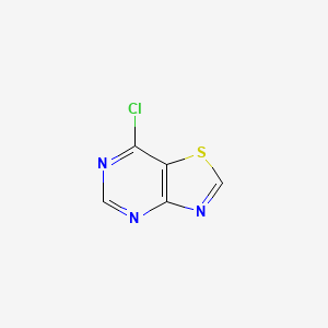 molecular formula C5H2ClN3S B1460124 7-氯噻唑并[4,5-d]嘧啶 CAS No. 1353101-37-7