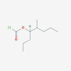 molecular formula C10H19ClO2 B14601264 5-Methyloctan-4-yl carbonochloridate CAS No. 59734-24-6