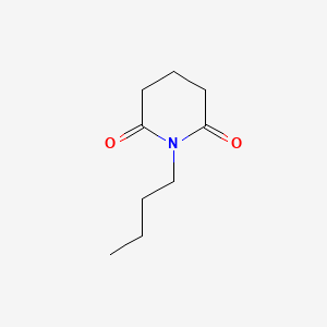 molecular formula C9H15NO2 B14601295 1-Butylpiperidine-2,6-dione CAS No. 58366-40-8