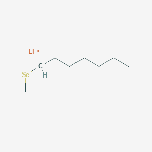 molecular formula C8H17LiSe B14601374 Lithium, [1-(methylseleno)heptyl]- CAS No. 59345-55-0