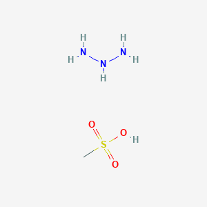 Methanesulfonic acid--triazane (1/1)