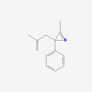 molecular formula C13H15N B14601413 2H-Azirine, 3-methyl-2-(2-methyl-2-propenyl)-2-phenyl- CAS No. 59175-25-6