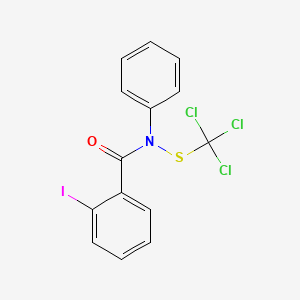 2-Iodo-N-phenyl-N-[(trichloromethyl)sulfanyl]benzamide