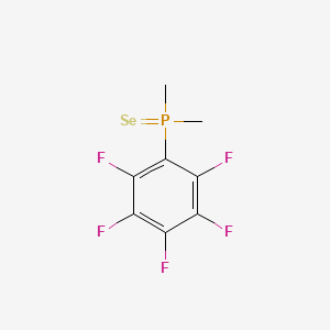 Phosphine selenide, dimethyl(pentafluorophenyl)-