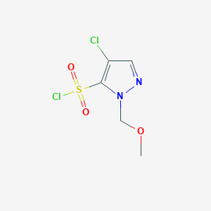 4-chloro-1-(methoxymethyl)-1H-pyrazole-5-sulfonyl chloride