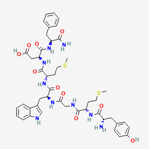 molecular formula C45H57N9O10S2 B1460154 Octapéptido de Colecistoquinina (2-8) (desulfatado) CAS No. 47910-79-2