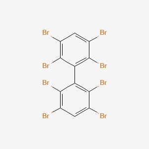 molecular formula C12H2Br8 B14601601 2,3,5,6,2',3',5',6'-Octabromobiphenyl CAS No. 59080-41-0