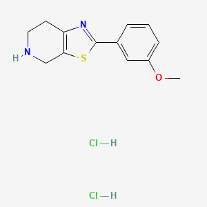 2-(3-Methoxyphenyl)-4,5,6,7-tetrahydro[1,3]thiazolo[5,4-c]pyridine dihydrochloride