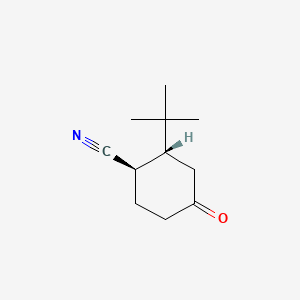 (1R,2R)-2-tert-Butyl-4-oxocyclohexane-1-carbonitrile