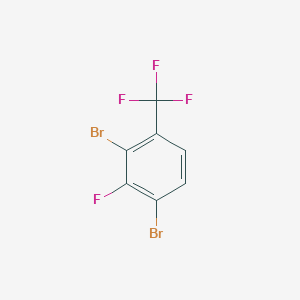 molecular formula C7H2Br2F4 B1460166 2,4-Dibromo-3-fluorobenzotrifluoride CAS No. 1806306-77-3
