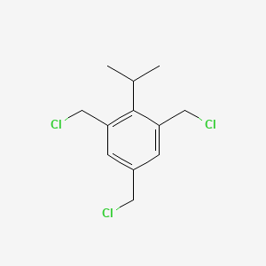 1,3,5-Tris(chloromethyl)-2-(propan-2-yl)benzene