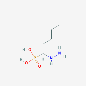 (1-Hydrazinylpentyl)phosphonic acid