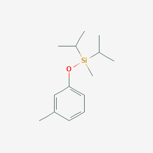 Methyl(3-methylphenoxy)di(propan-2-yl)silane