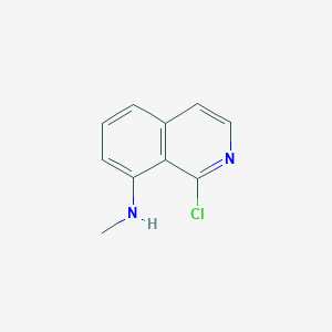 molecular formula C10H9ClN2 B1460170 1-Chloro-N-methylisoquinolin-8-amine CAS No. 1374652-55-7