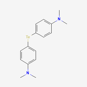 molecular formula C16H20N2Te B14601700 Benzenamine, 4,4'-tellurobis[N,N-dimethyl- CAS No. 59130-74-4