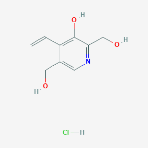 4-Ethenyl-2,5-bis(hydroxymethyl)pyridin-3-ol;hydrochloride