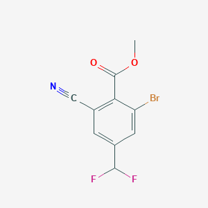 Methyl 2-bromo-6-cyano-4-(difluoromethyl)benzoate