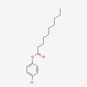 molecular formula C16H23BrO2 B14601769 4-Bromophenyl decanoate CAS No. 61063-36-3