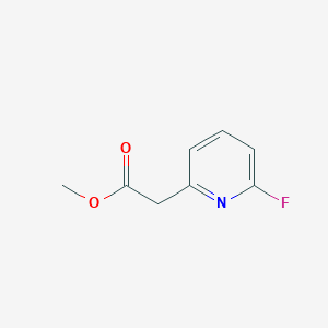 molecular formula C8H8FNO2 B1460177 Methyl 2-(6-fluoropyridin-2-yl)acetate CAS No. 1240620-46-5