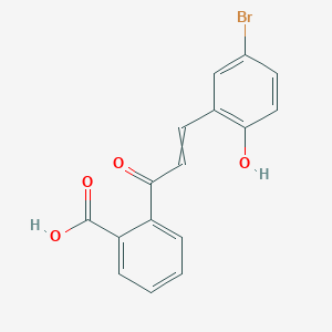 2-[3-(5-Bromo-2-hydroxyphenyl)acryloyl]benzoic acid