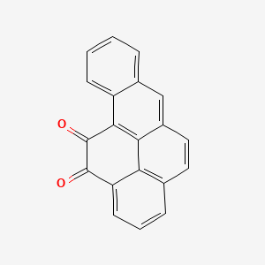 molecular formula C20H10O2 B14601833 BENZO(a)PYRENE-11,12-DIONE CAS No. 60657-26-3