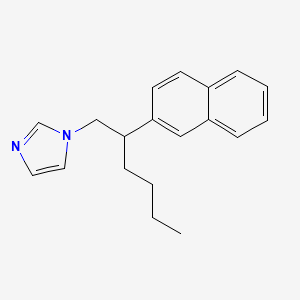 1-[2-(Naphthalen-2-yl)hexyl]-1H-imidazole