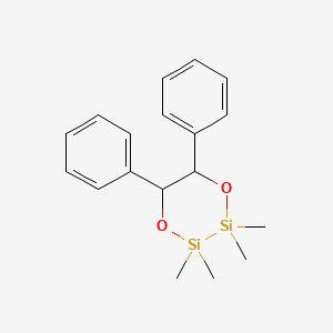 molecular formula C18H24O2Si2 B14601897 2,2,3,3-Tetramethyl-5,6-diphenyl-1,4,2,3-dioxadisilinane CAS No. 61152-74-7