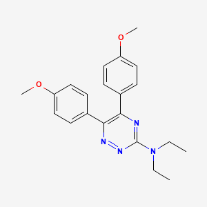 N,N-Diethyl-5,6-bis(4-methoxyphenyl)-1,2,4-triazin-3-amine