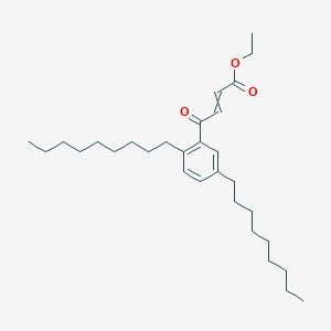 Ethyl 4-(2,5-dinonylphenyl)-4-oxobut-2-enoate