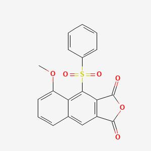 4-(Benzenesulfonyl)-5-methoxynaphtho[2,3-c]furan-1,3-dione